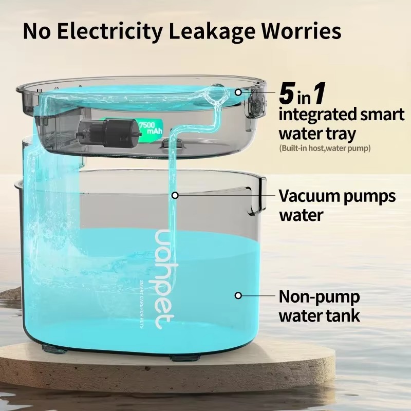 FurStaruahpet Cat Water Founta - Wireless Pet Water Fountain Battery review and price