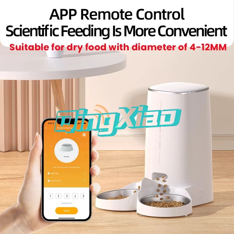 Smart Pet Feeder Works With AP - Pet Feeder App Control Portion review and price