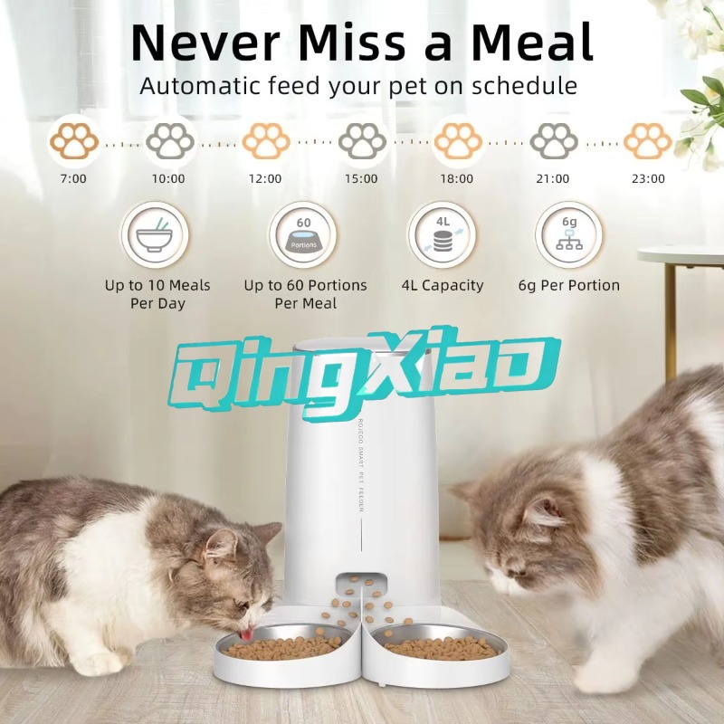 Smart Pet Feeder Works With AP - Pet Feeder App Control Portion review and price