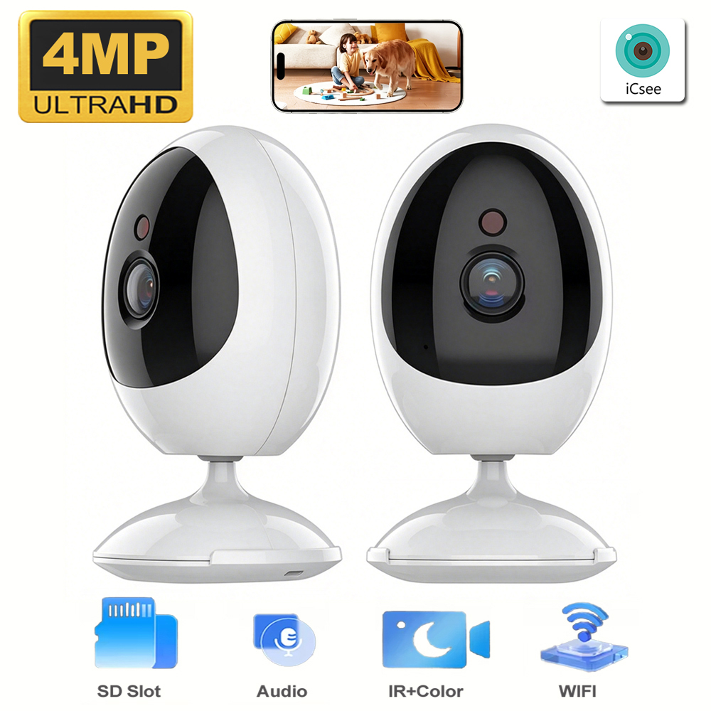 4MP WiFi Indoor Baby Pet Monit - Smart Pet Feeder Camera Wifi review and price