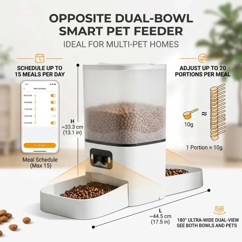 6L Smart Automatic Pet Feeder  - Automatic Cat Feeder 6L Timed review and price