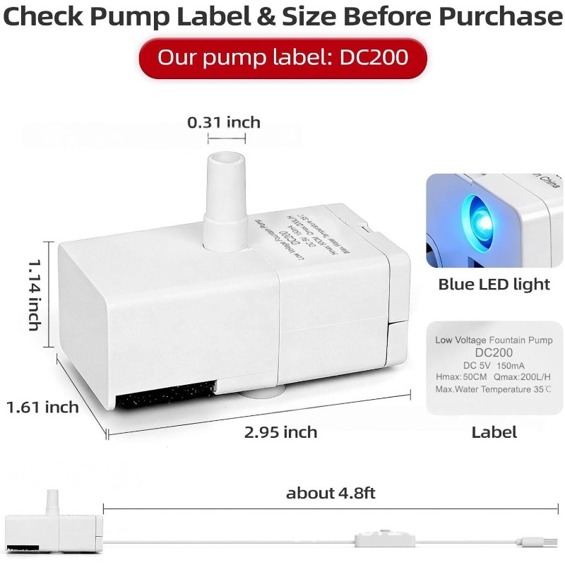 ABUG-Pet Water Fountain Replac - Pet Water Fountain Pump Replacement review and price