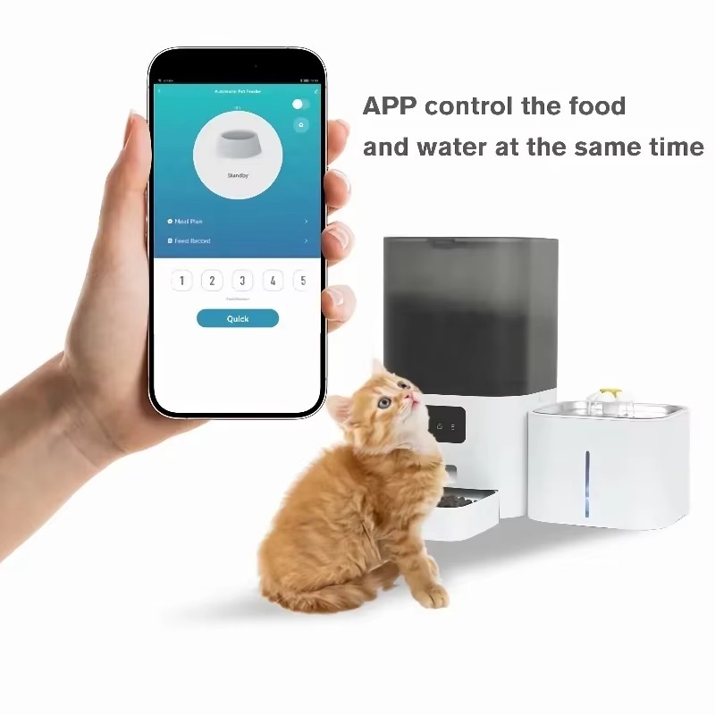 FurStarWiFi APP Controlled Sma - Automatic Cat Feeder 6L Timed review and price