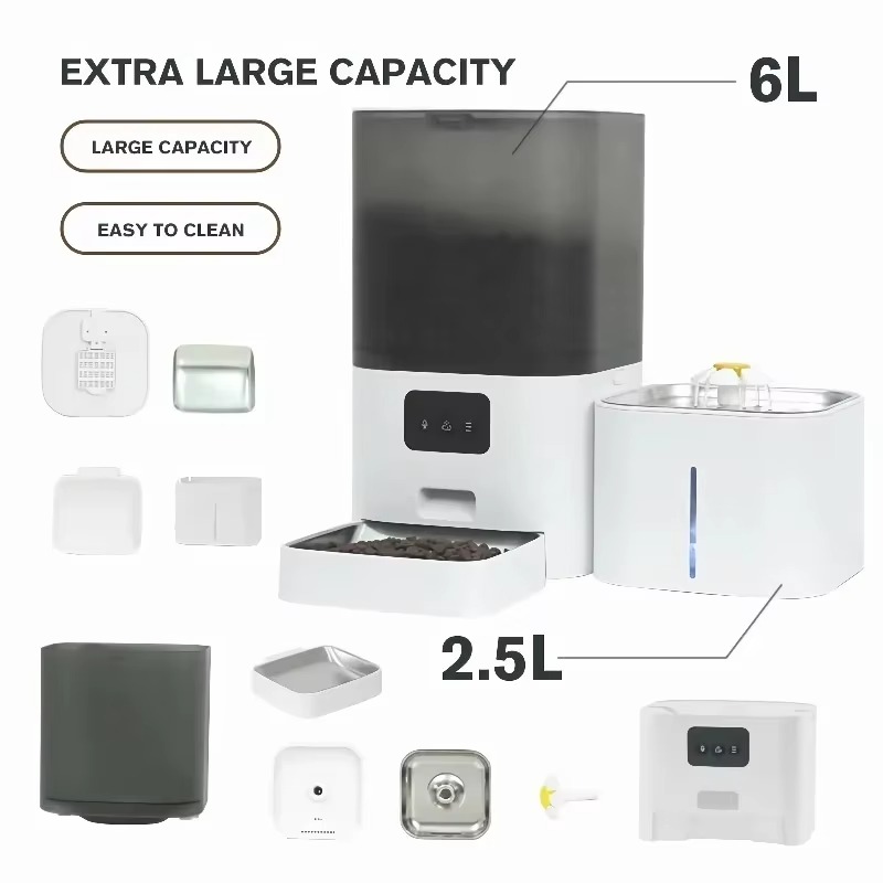 FurStarWiFi APP Controlled Sma - Automatic Cat Feeder 6L Timed review and price