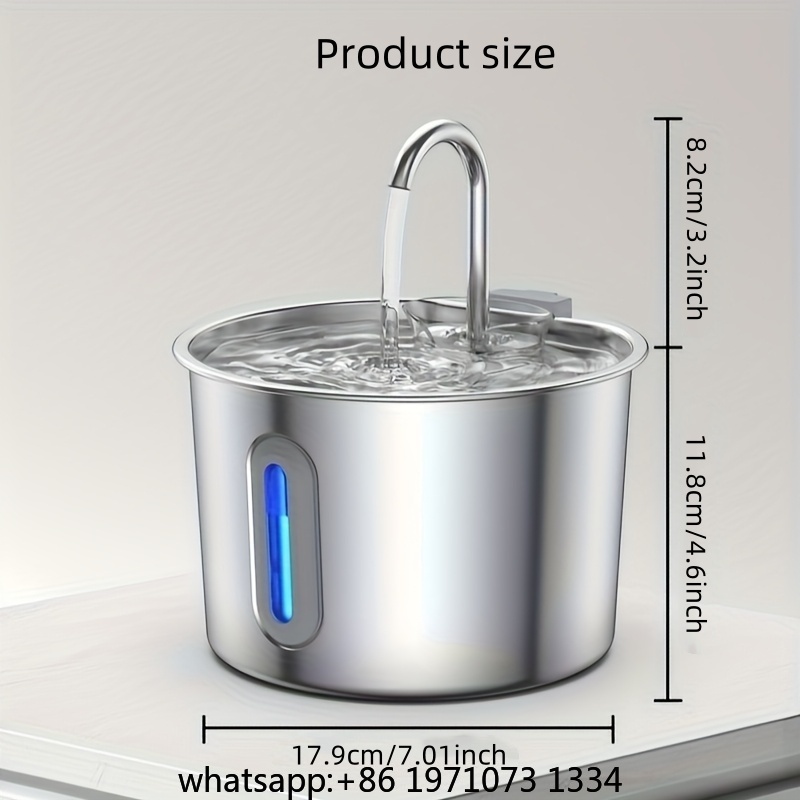 2.2L Stainless Steel Pet Water - Pet Water Fountain Stainless Steel review and price