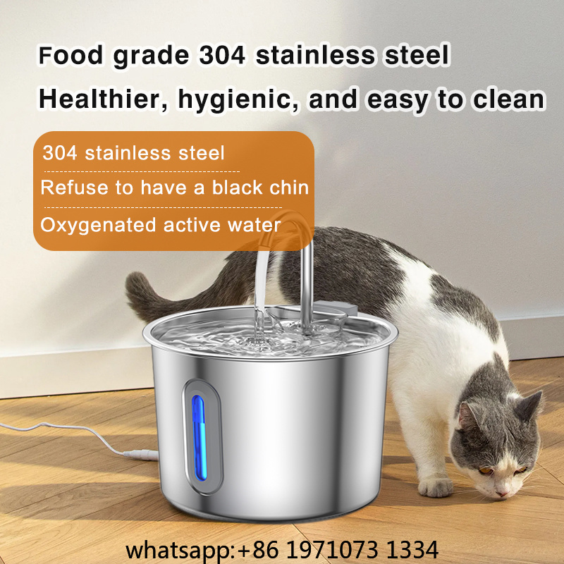 2.2L Stainless Steel Pet Water - Pet Water Fountain Stainless Steel review and price