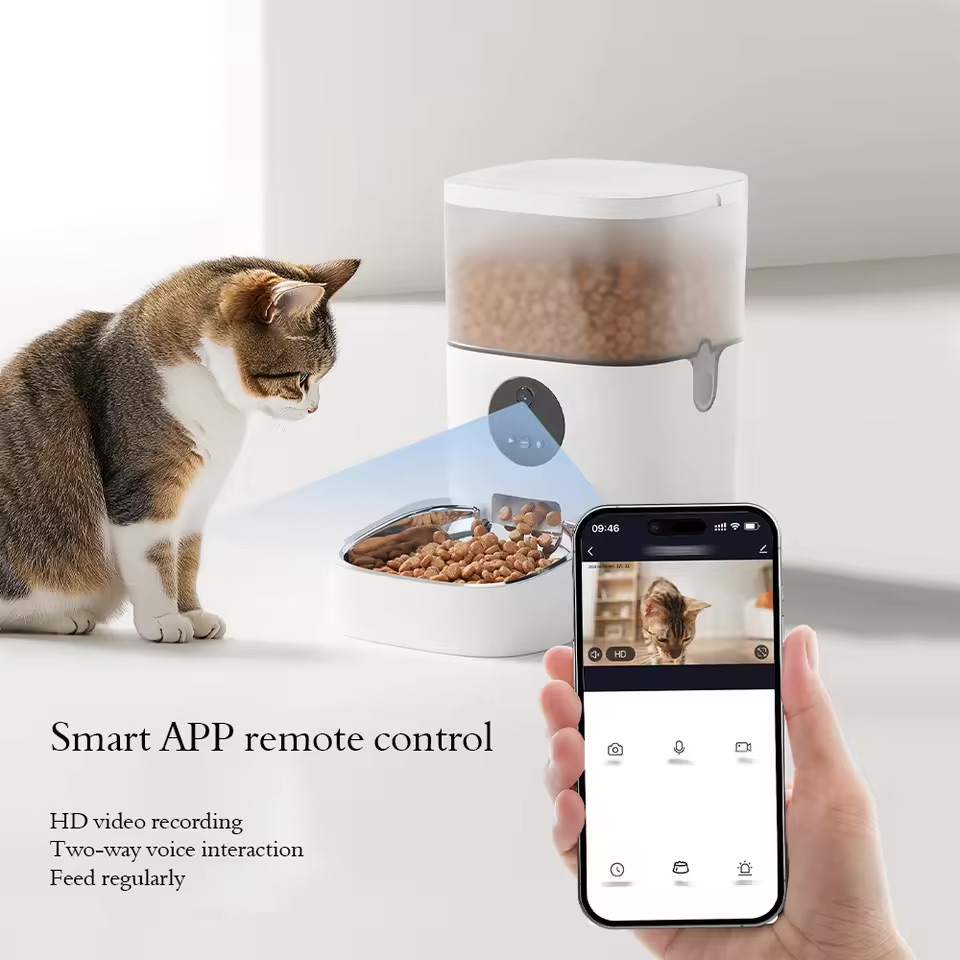 Automatic Smart Modern Pet Fee - Pet Feeder App Control Portion review and price