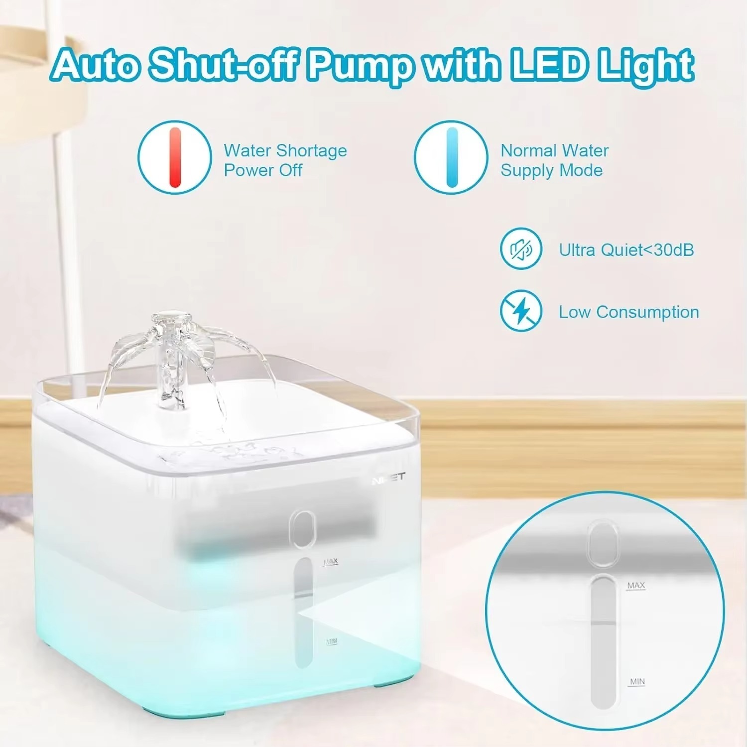 FurStarNPET Cat Water Fountain - Automatic Cat Water Dispenser 3L review and price