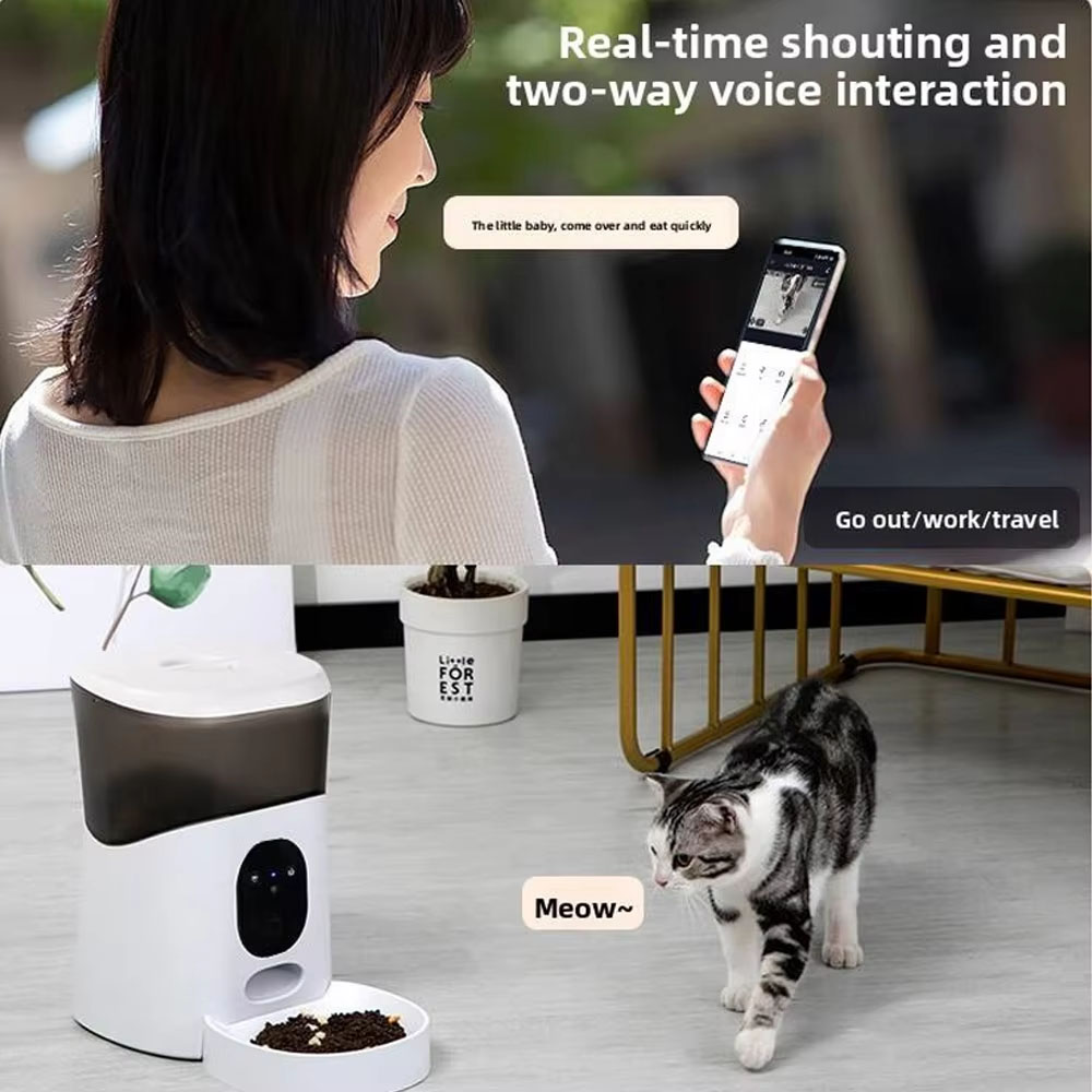 Pet Feeder 5L Stainless Steel  - Pet Feeder App Control Portion review and price