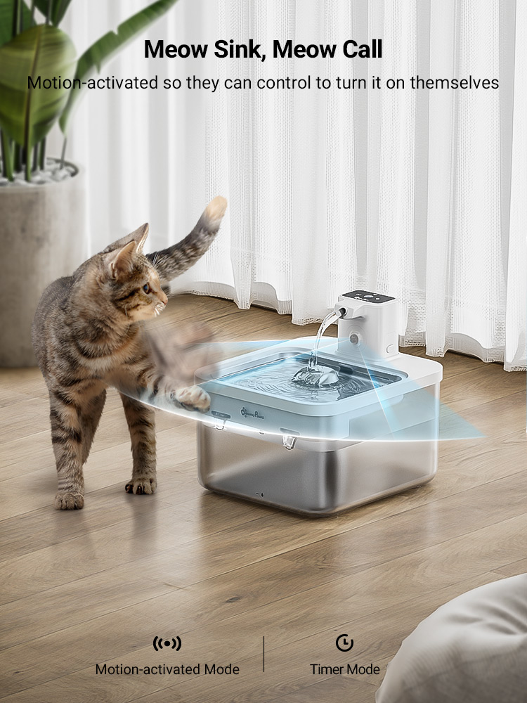 DownyPaws 2.5L Automatic Stain - Wireless Pet Water Fountain Battery review and price