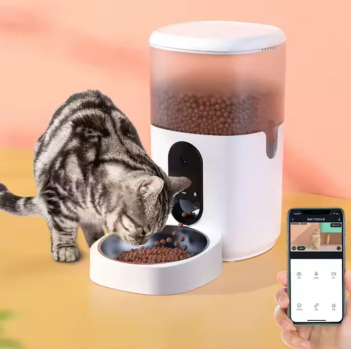 6L 1080P Video  Remote Control - Automatic Cat Feeder 6L Timed review and price