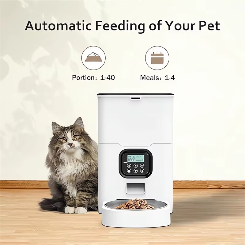 6L Smart Pet Dog Feeder Automa - Automatic Cat Feeder 6L Timed review and price