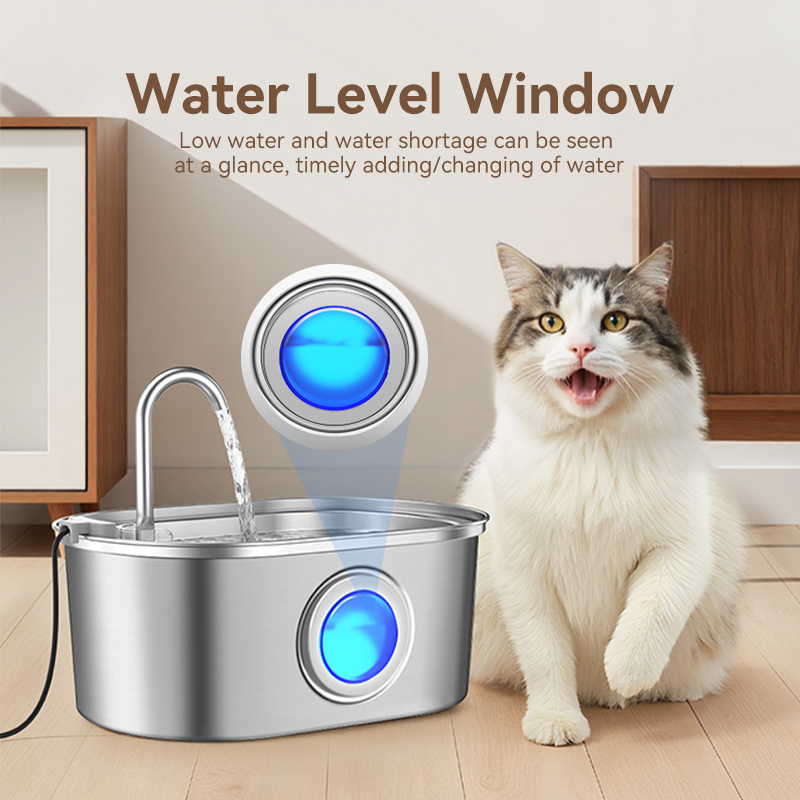 ROJECO 3.2L Stainless Steel Ca - Smart Pet Water Fountain Wifi review and price