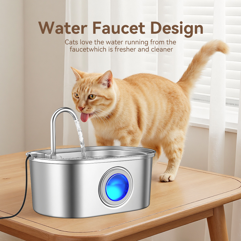ROJECO 3.2L Stainless Steel Ca - Smart Pet Water Fountain Wifi review and price