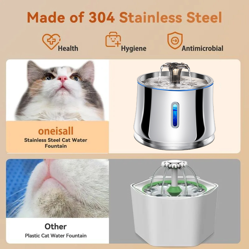 Stainless Steel Water Fountain - Pet Water Fountain Stainless Steel review and price