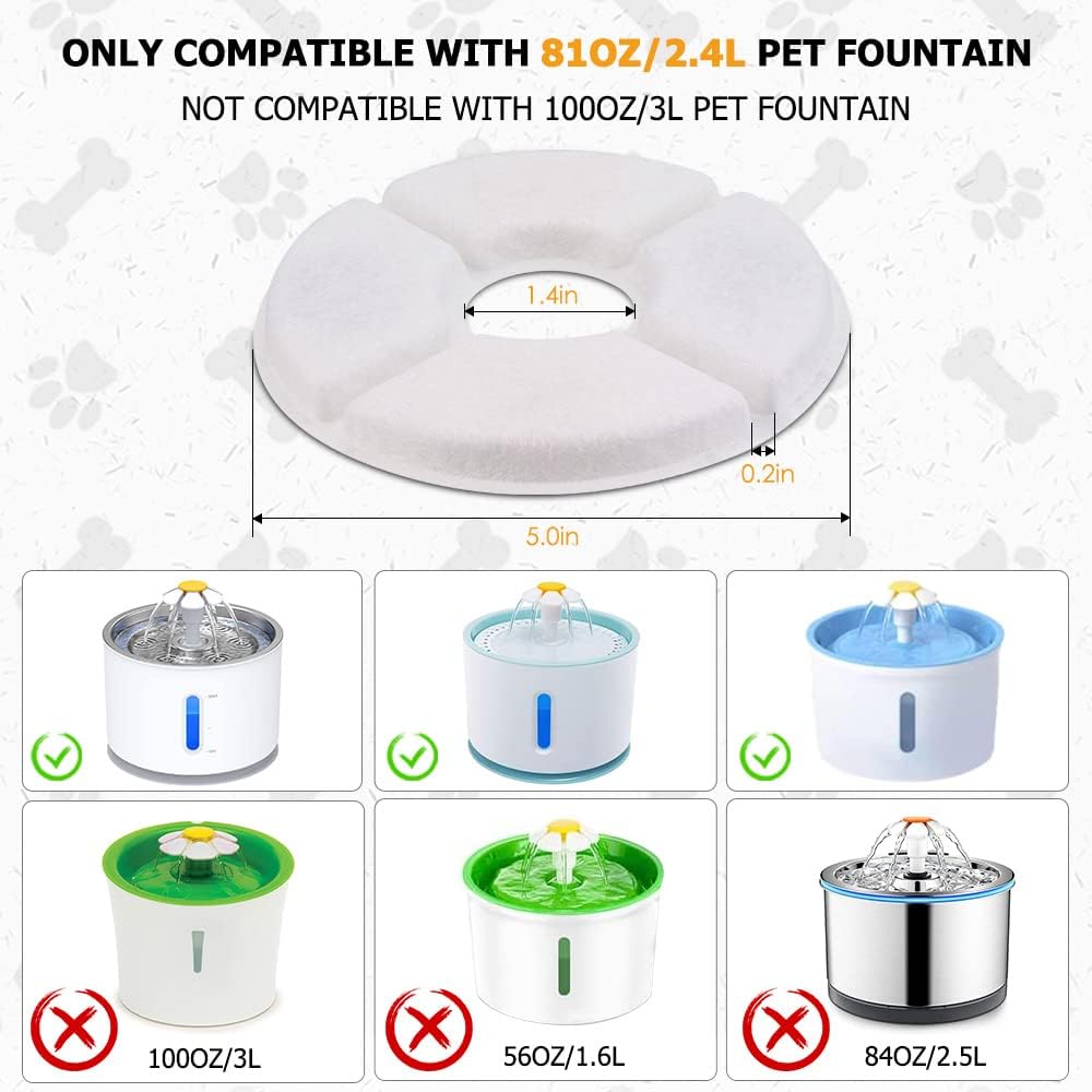 1PCS Cat Water Fountain Filter - Pet Fountain Filter Replacement review and price