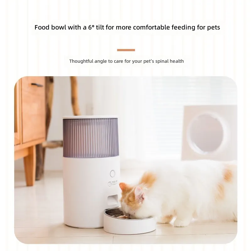 Mini Automatic Pet Feeder for  - Pet Feeder App Control Portion review and price