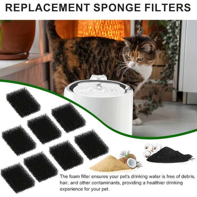 20Pcs Cat Water Fountain Foam  - Pet Fountain Filter Replacement review and price