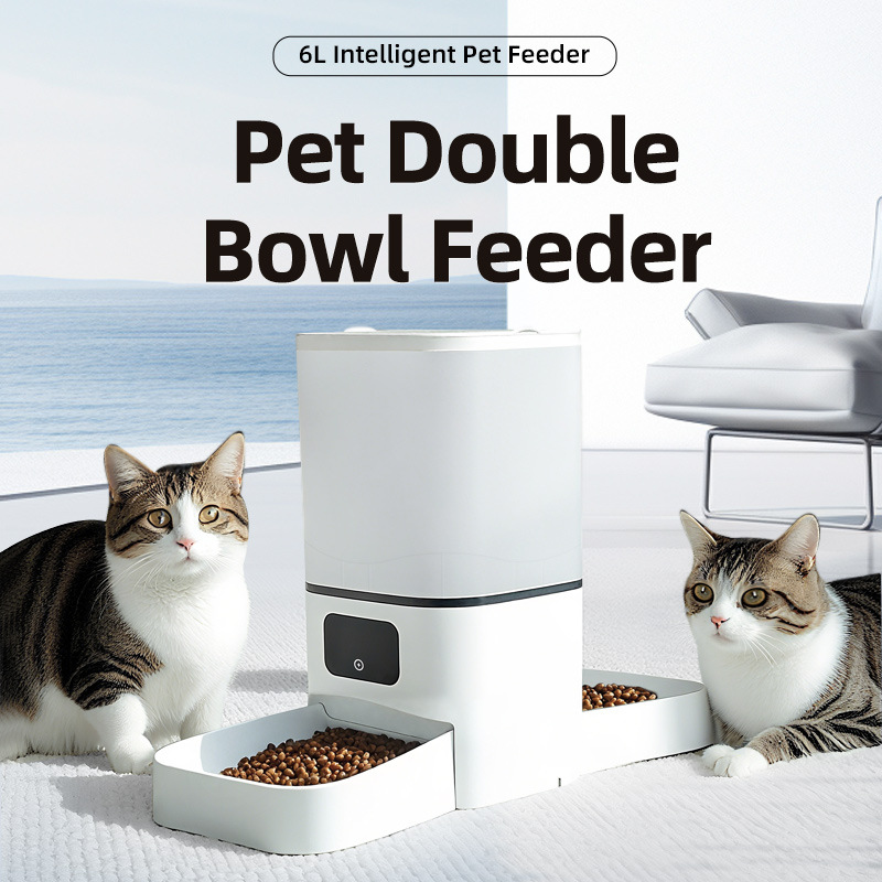 Smart Bluetooth Automatic Pet  - Automatic Cat Feeder 6L Timed review and price