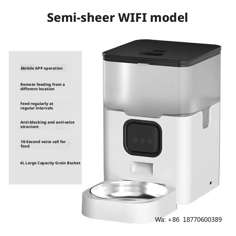 Manufacturer Smart White 4L 6L - Automatic Cat Feeder 6L Timed review and price