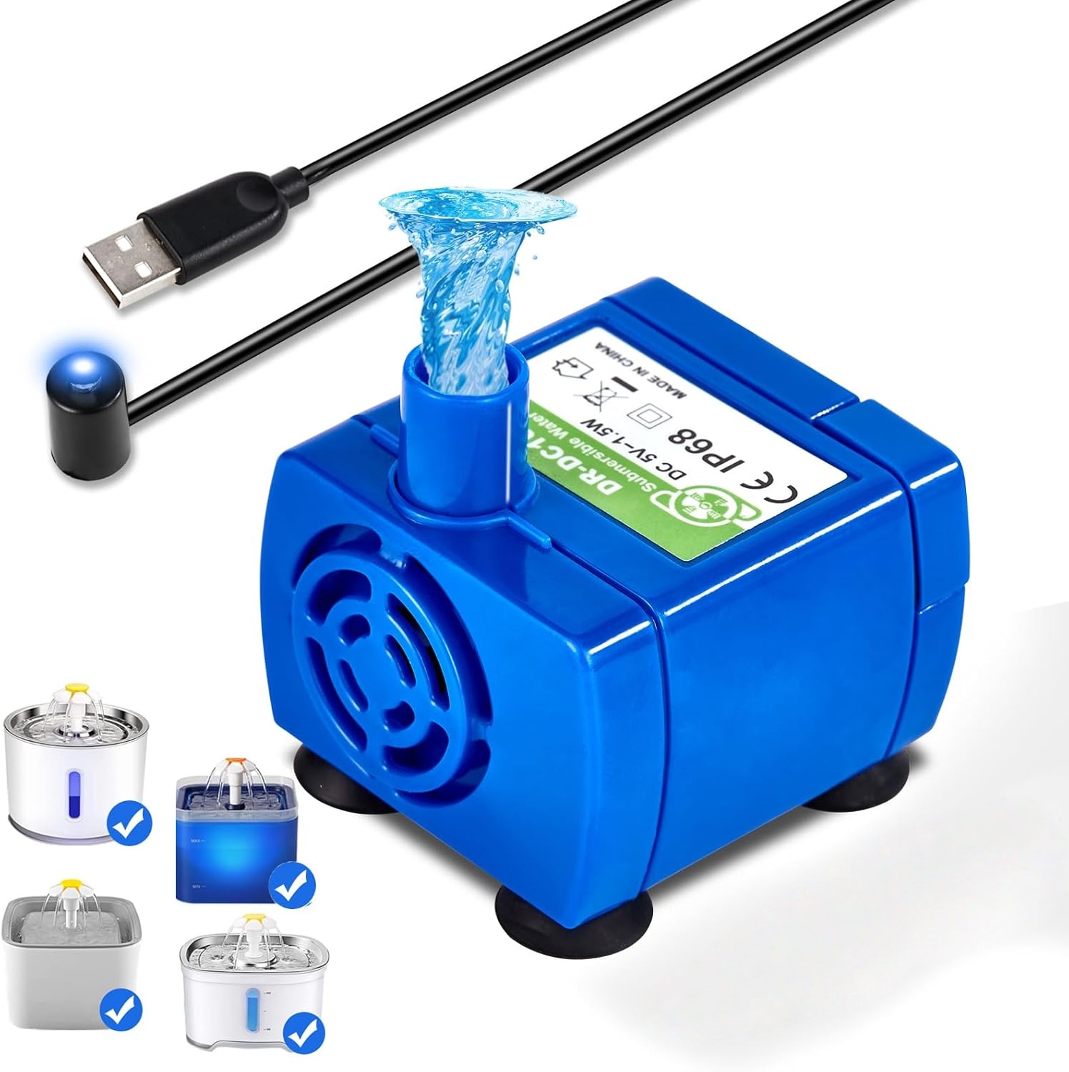 1S@Water Pump for Cat Water Fo - Pet Water Fountain Pump Replacement review and price