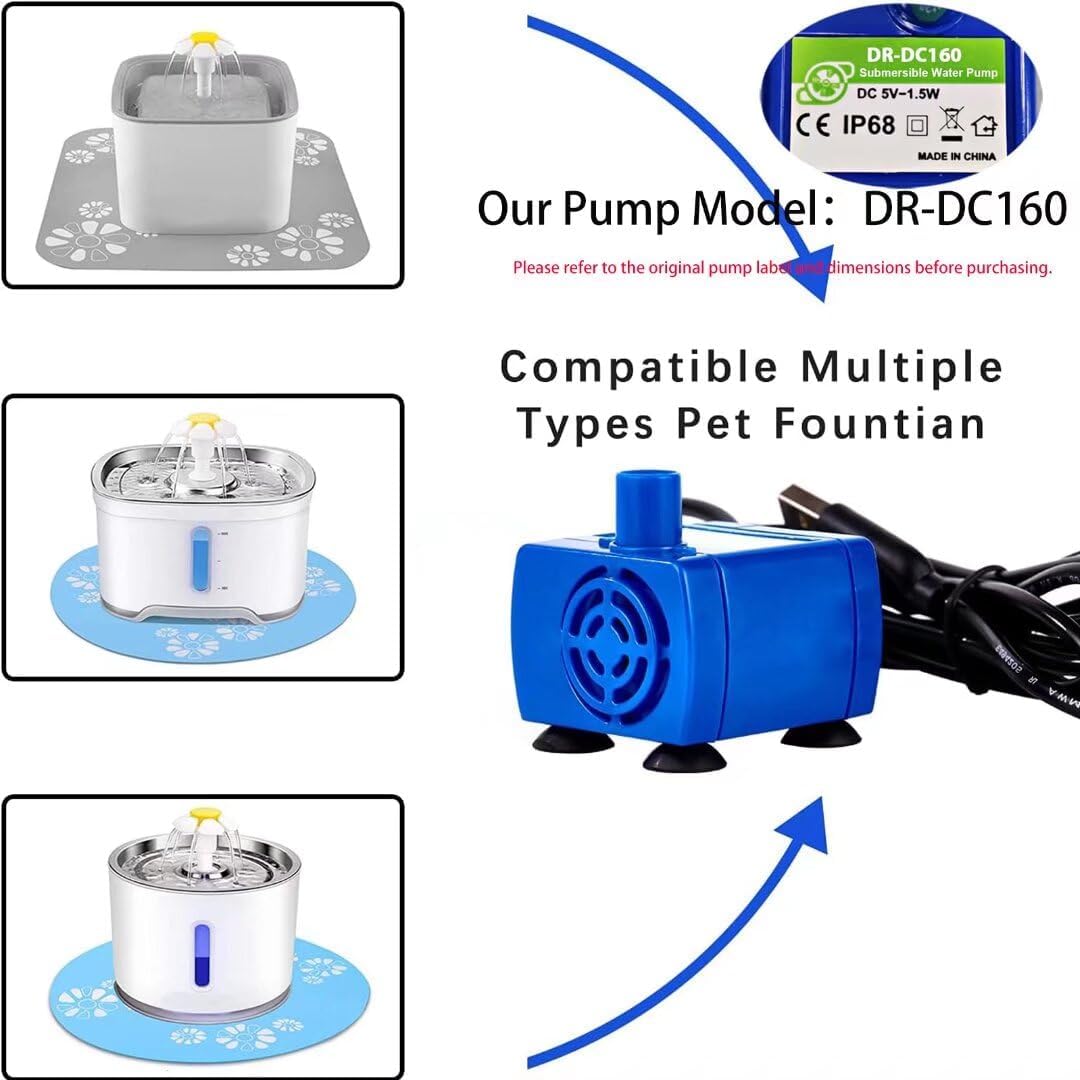 1S@Water Pump for Cat Water Fo - Pet Water Fountain Pump Replacement review and price
