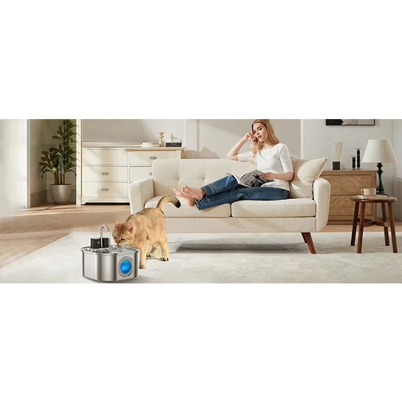 3.2L Wireless Cat Water Founta - Wireless Pet Water Fountain Battery review and price